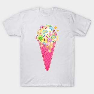 melty lucky ice cream T-Shirt